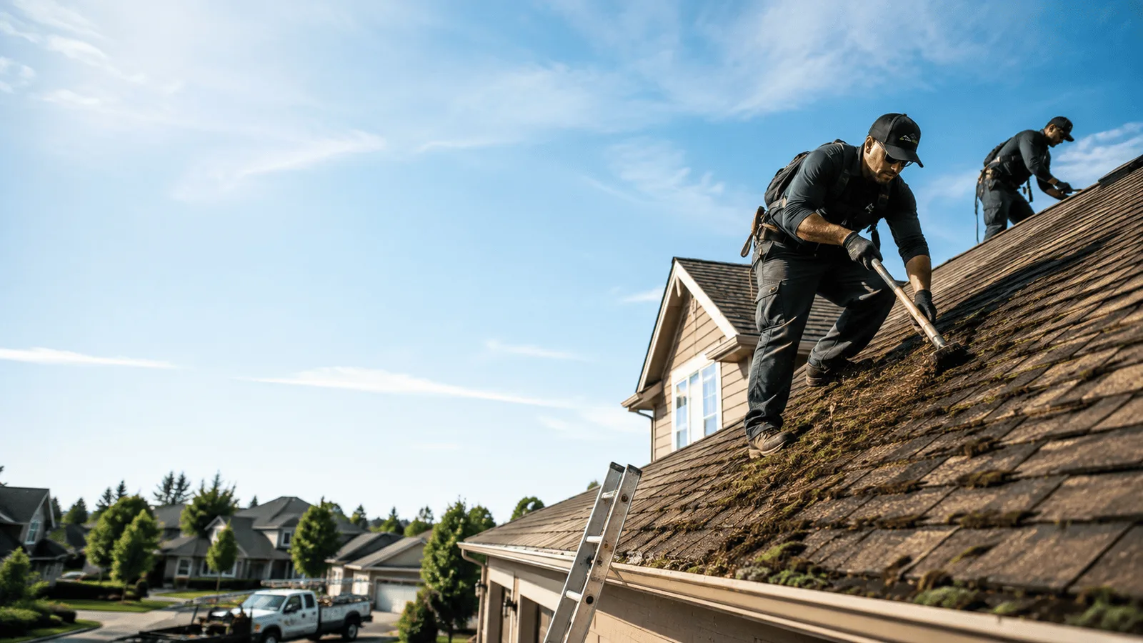 Roof Moss Removal in Hallettsville, TX near me